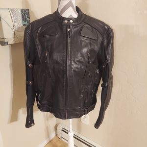 MOTORCYCLE LEATHER JACKET XELEMENT BIKER